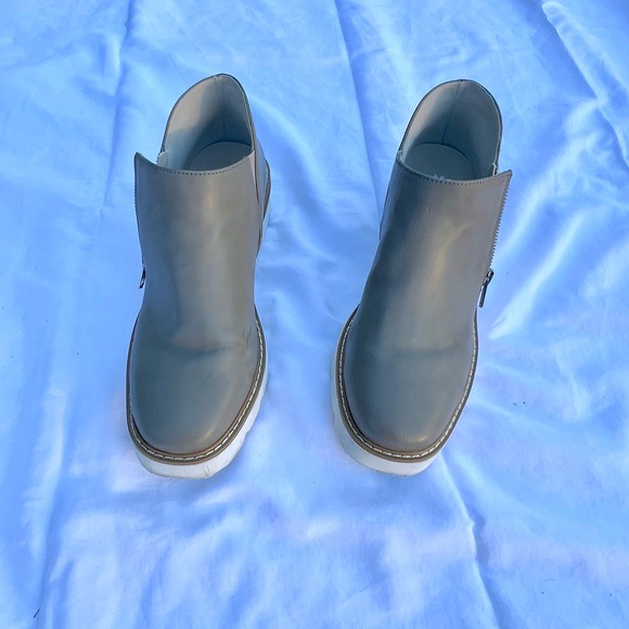 Yellow Box Shoes - Yellow Box Gray Ankle Boots